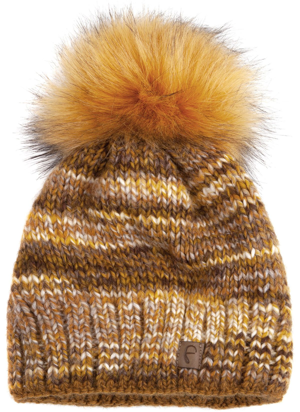 Faera Bommelmütze Wintermütze Damen Herren Mütze Beanie Haube gefüttert Bommelmütze 11
