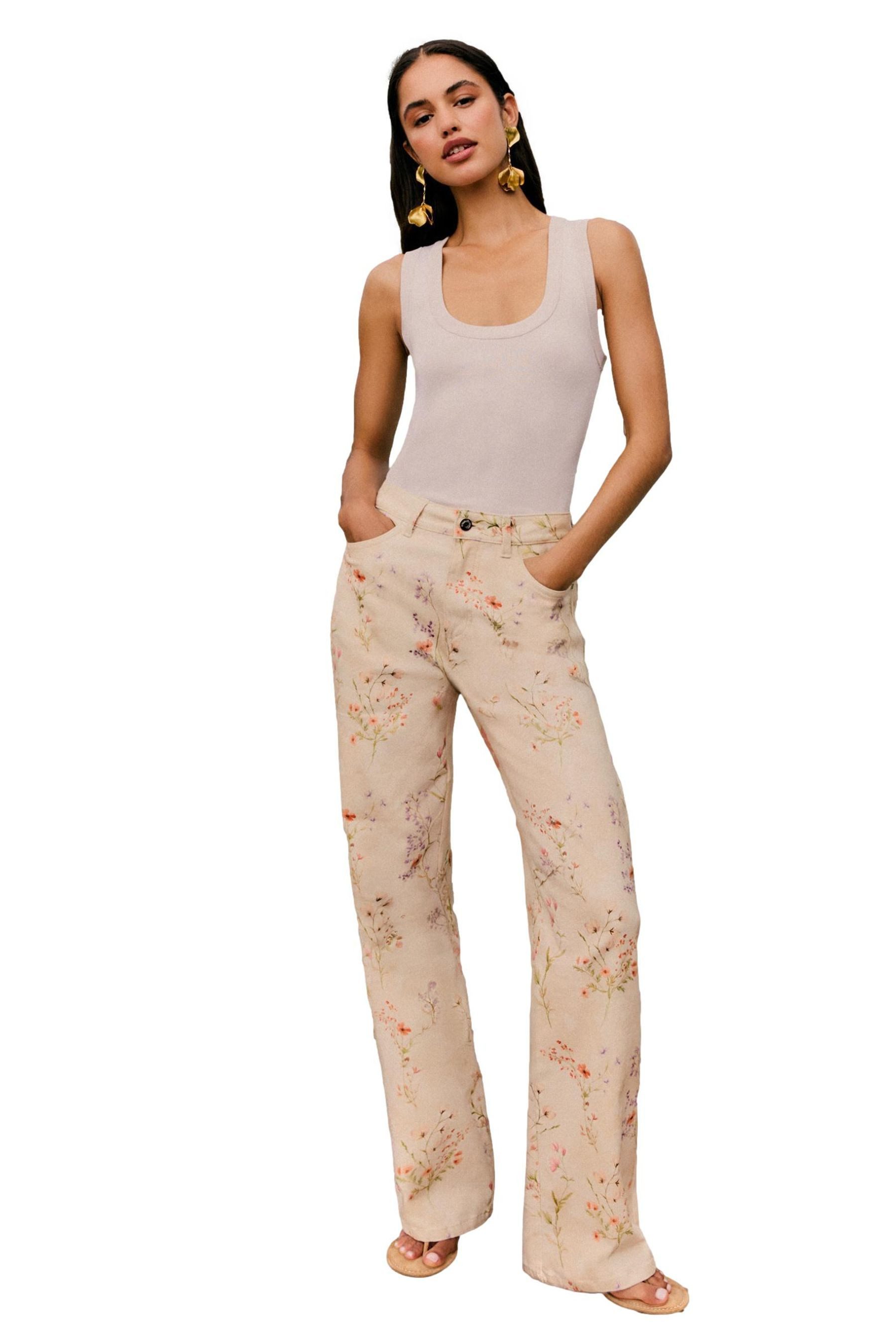 Weite Jeans Friends Like These Alltagsjeans mit weitem Bein