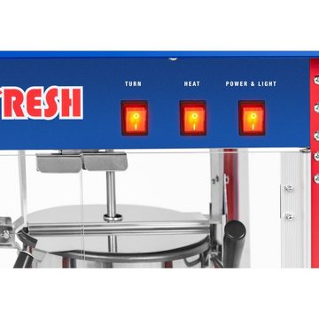 Royal Catering Popcornmaschine Popcornmaschine Popcornmaker Popcornautomat 1600W 5kg/h USA Design