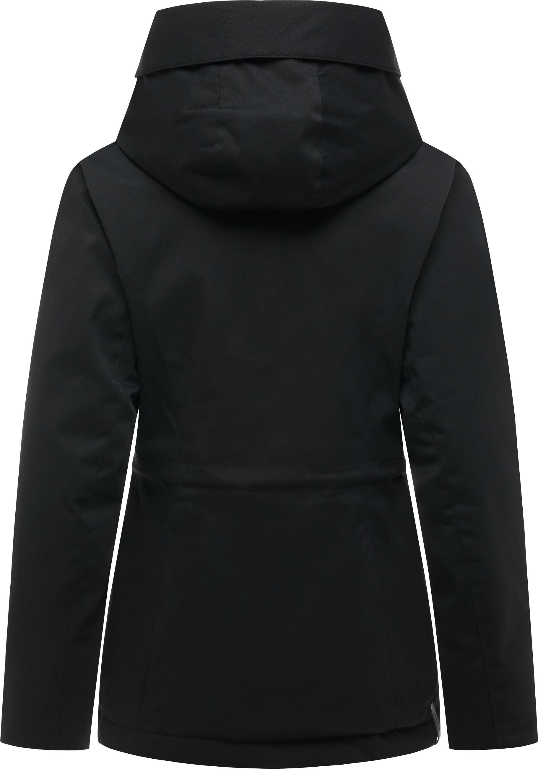 Ragwear Outdoorjacke Padmini B Y Wasserdichte Übergangsjacke mit Taillenzugkordel – Bild 3 von 5