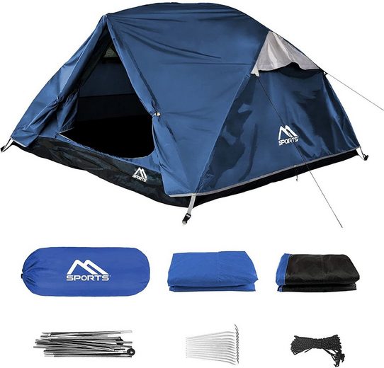 MSports® Igluzelt »Campingzelt - Ultraleicht Zelt für 2 Personen Würfelzelt Wasserdicht Winddicht Kuppelzelt Zelt«