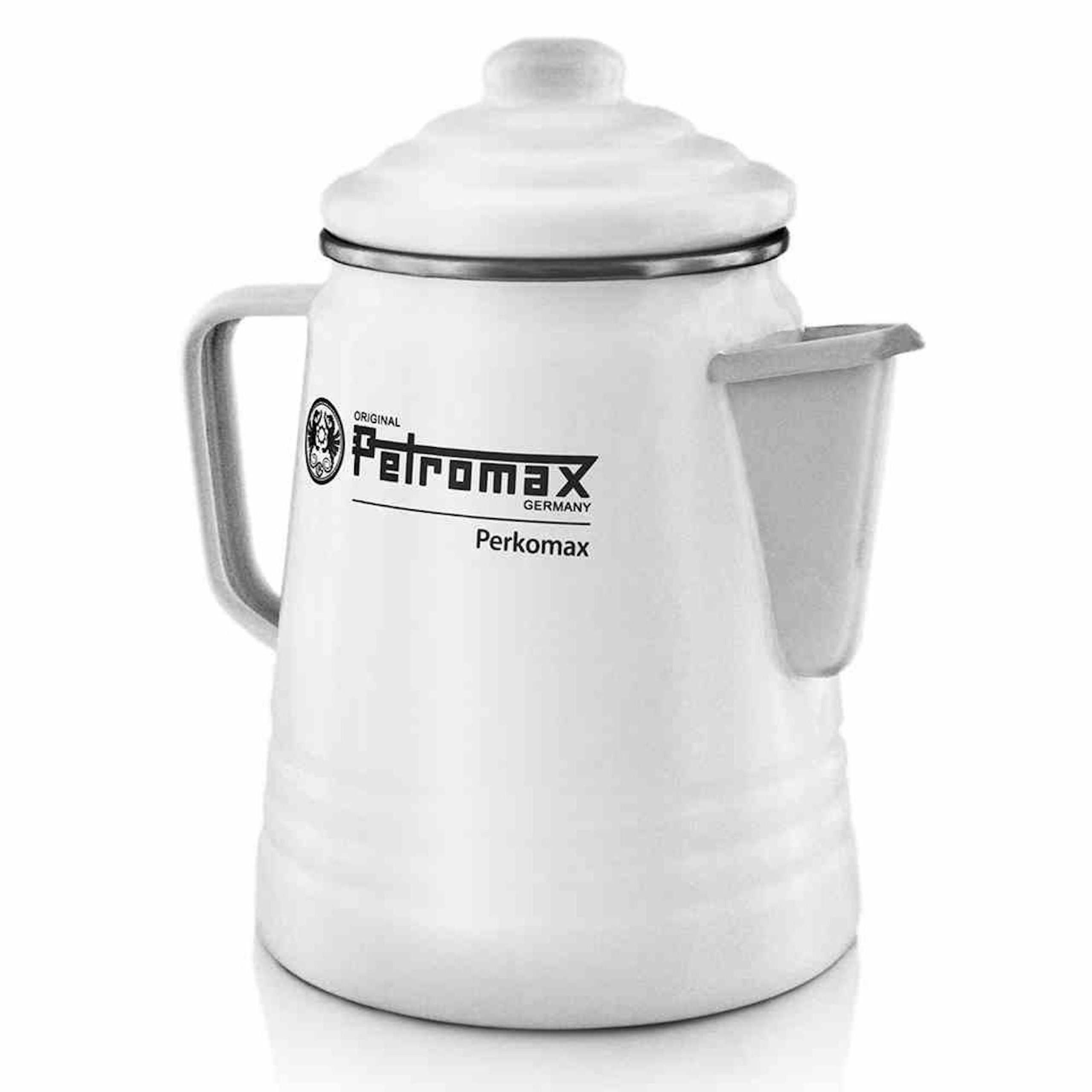 Petromax Feuerstelle Petromax Tee-/Kaffee-Perkolator weiß für 9 Tassen Kaffeekanne Stahl