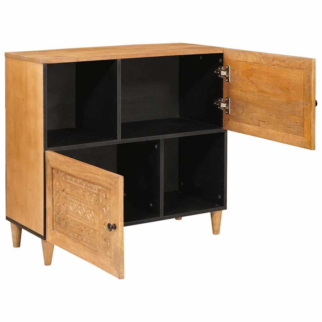vidaXL Sideboard Sideboard 80 x 33 x 75 cm Massivholz (1 St)