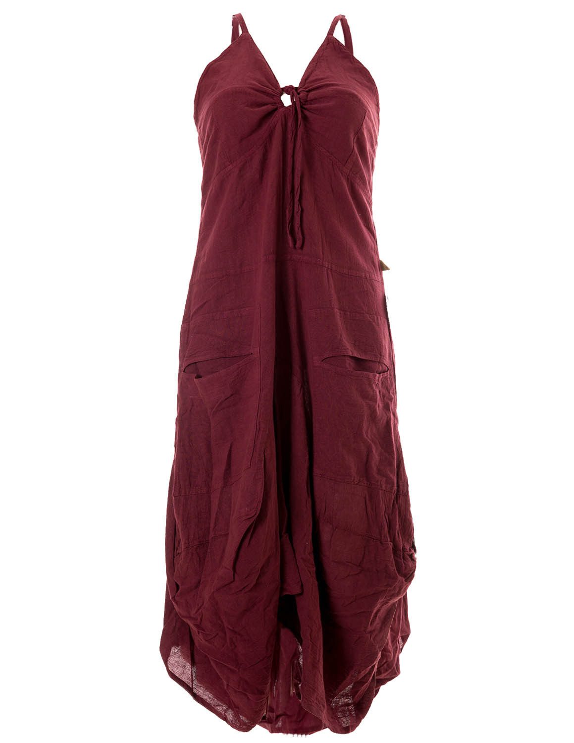 Vishes Ballonkleid Lagenlook Ballonkleid mit verstellbaren günstig online kaufen