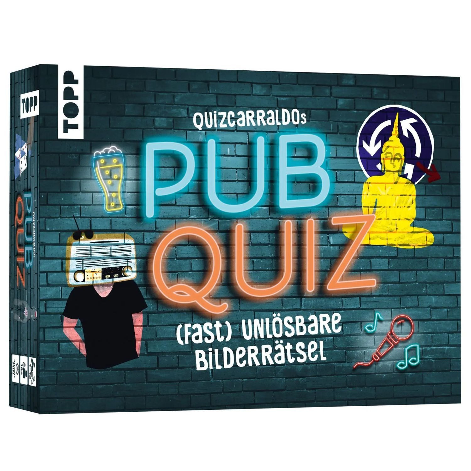 frechverlag Spiel Quizcarraldo's Pub Quiz. (Fast) unlösbare Bilderrätsel