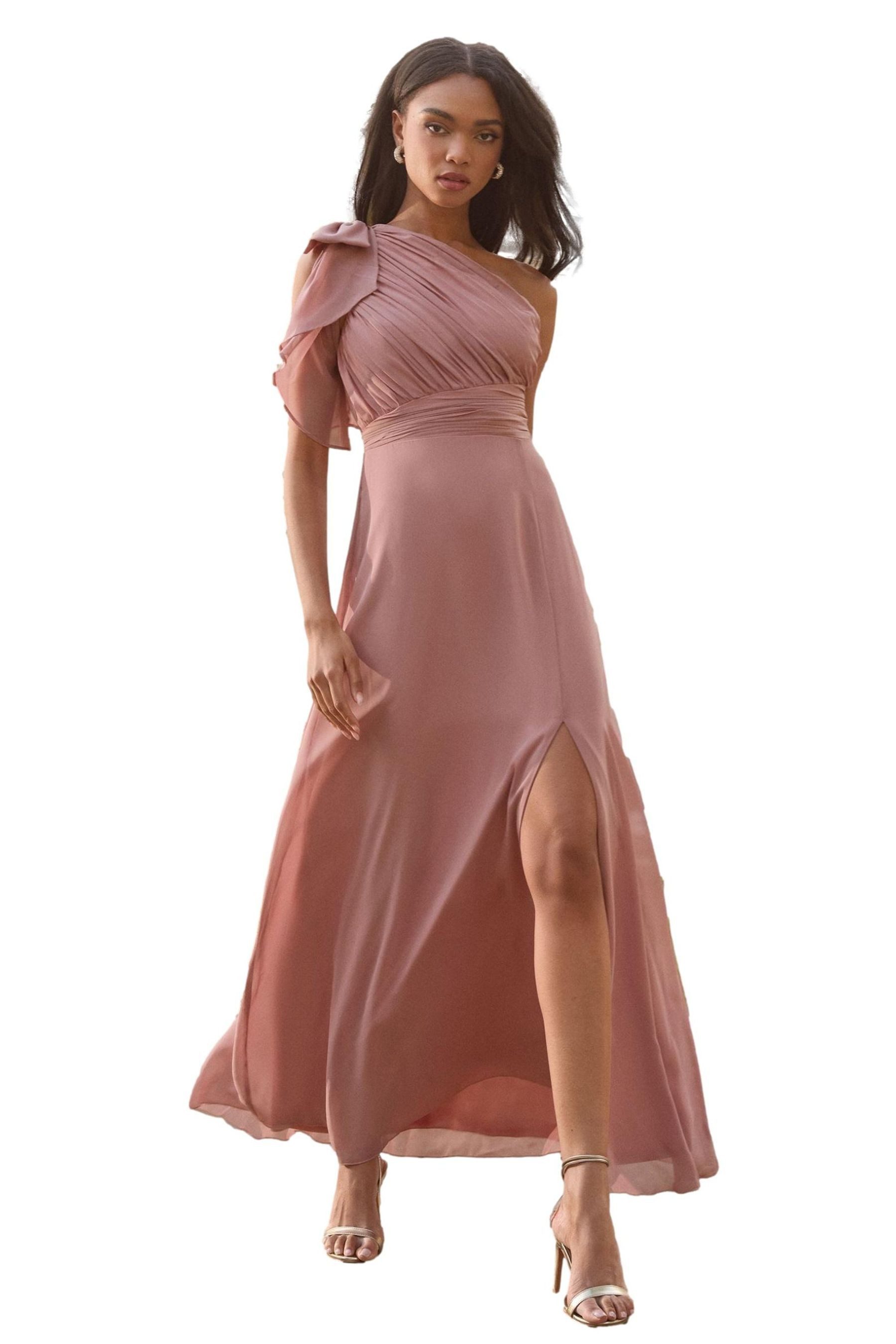 LIPSY One-Shoulder-Kleid Lipsy Maxikleid für Hochzeit/Brautjungfer, Regular günstig online kaufen