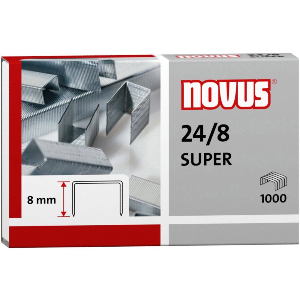 NOVUS Heftklammer Novus Office 040-0038 Typ (Heftklammern): 24/8 Heftklammer 1000 St. H