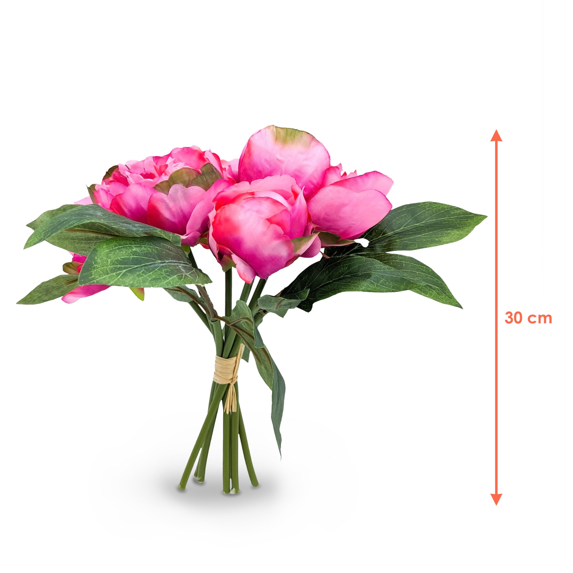 Kunstblumenstrauß Pfingstrosen Strauß künstlich 30 cm günstig online kaufen