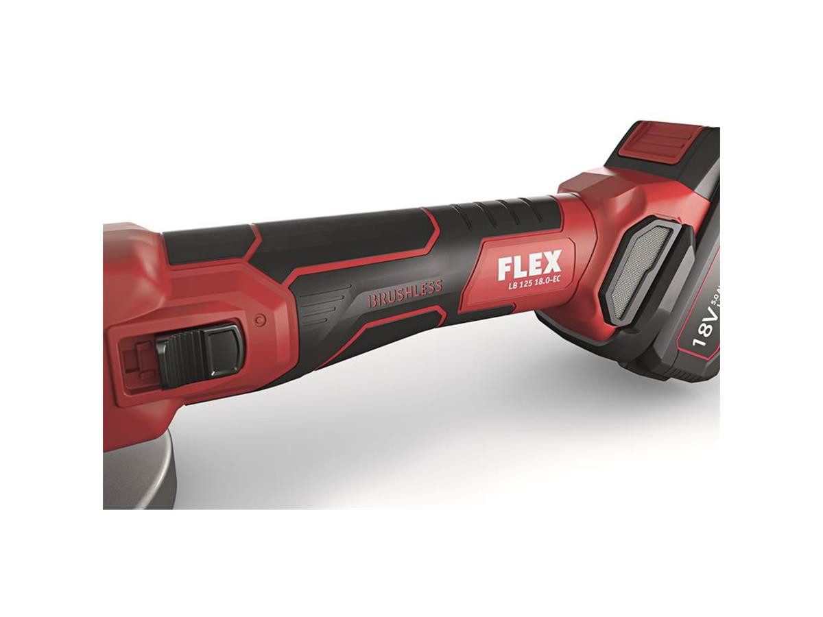 Flex Akku-Winkelschleifer LB 125 18.0-EC, im Karton, ohne Akku/Ladegerät