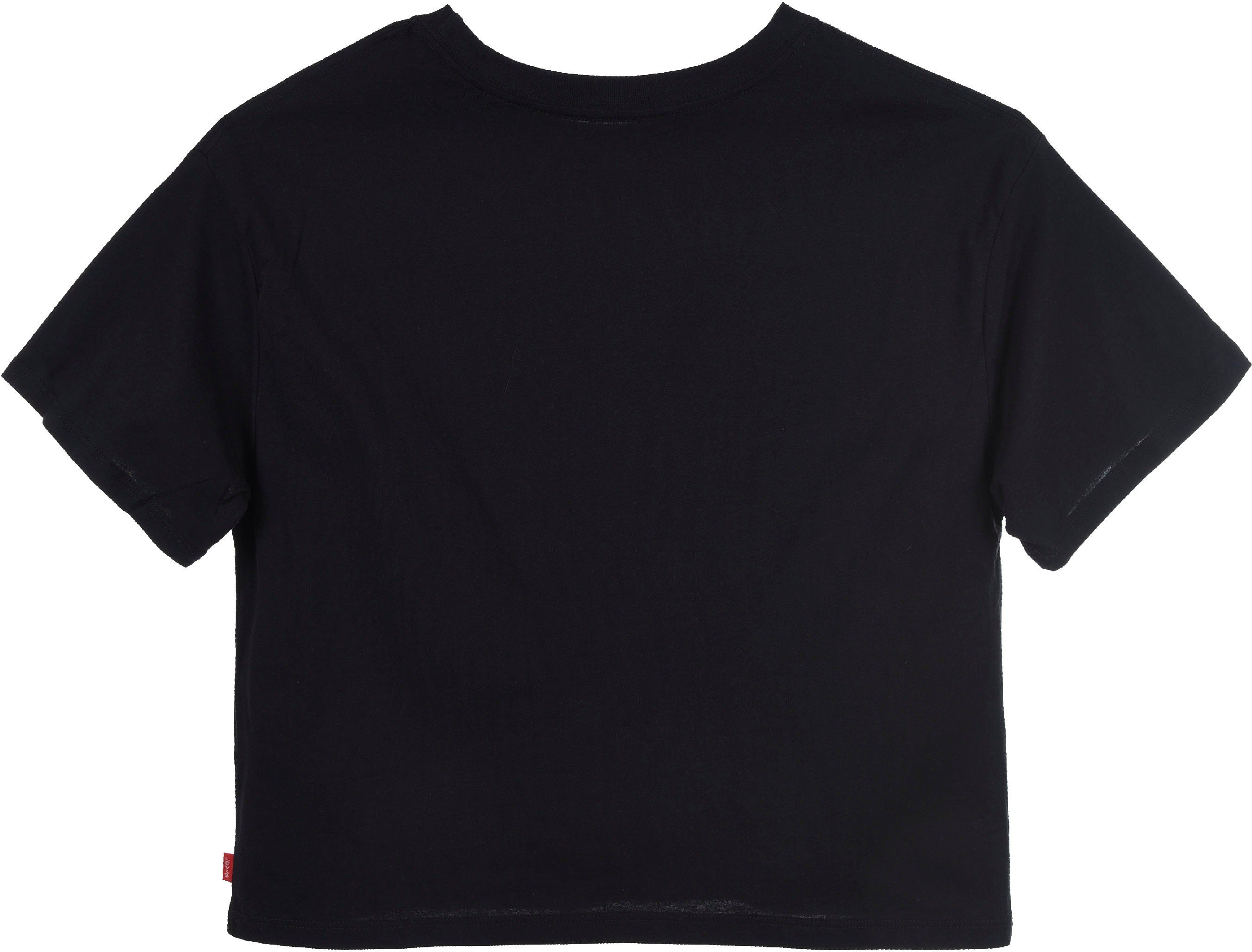 Levi's® Kids T-Shirt BATWING schwarz GIRLS TEE CROPPED for