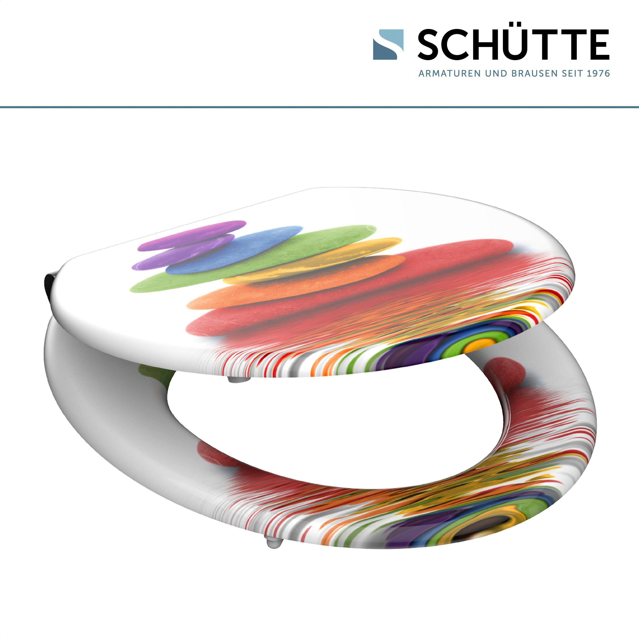 Schütte WC-Sitz Colorful Stones, mit Absenkautomatik günstig online kaufen