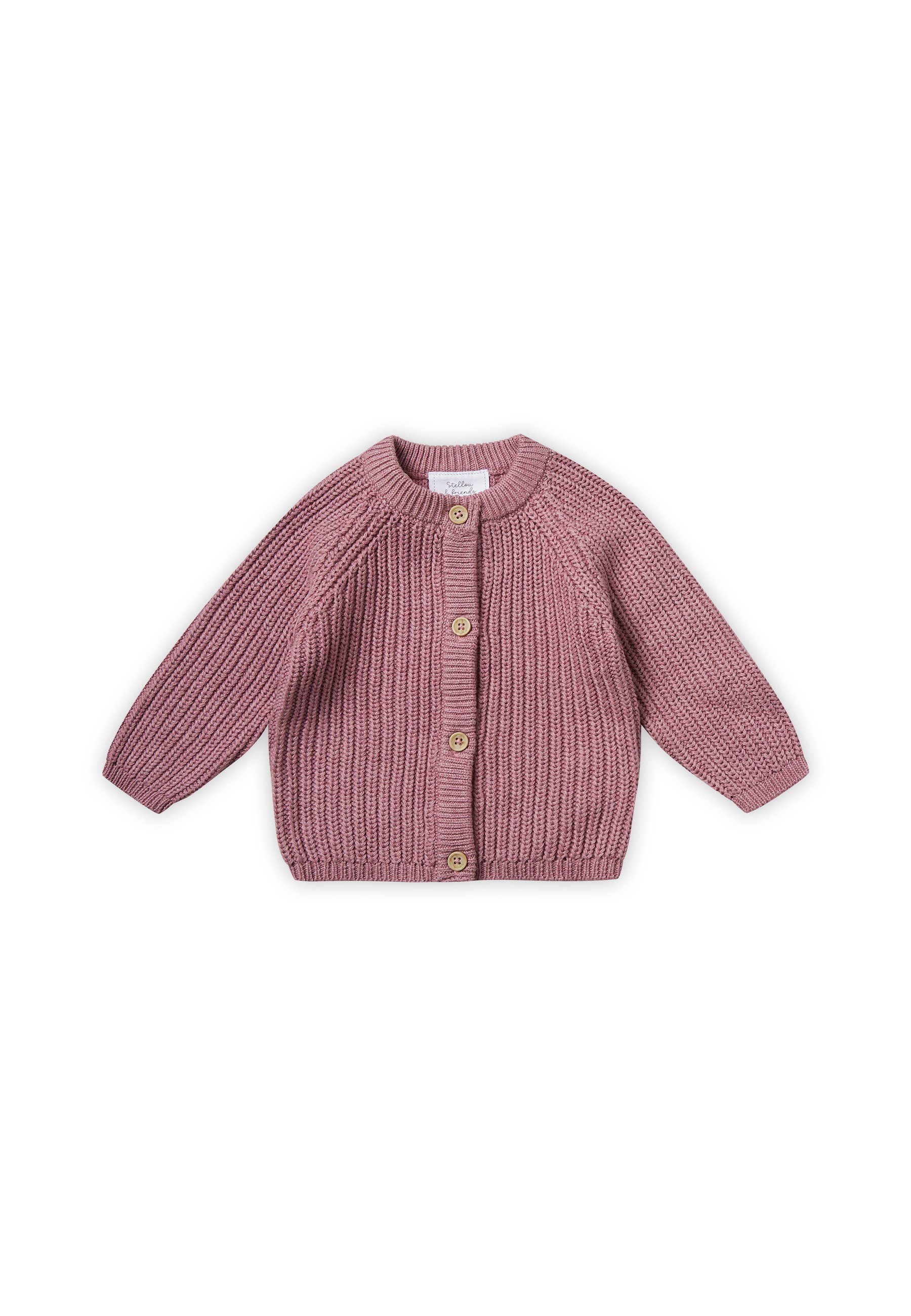 Stellou & friends Strickjacke Gerippter Cardigan Gerippter Cardigan