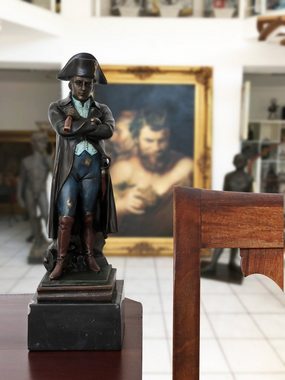 Aubaho Skulptur Bronzeskulptur Napoleon im Antik-Stil Bronze Figur Statue - 30,7cm