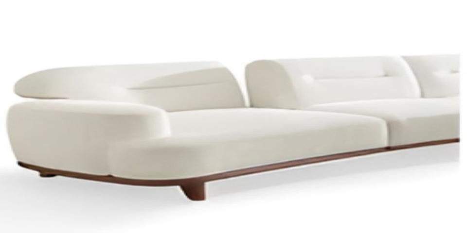 JVmoebel Polstergarnitur Sofaset Couchgarnitur Garnitur mit 3-Sitzern Sessel Wohnzimmergarnitur, (3-tlg., 2x 3-Sitzer Sofas + Sessel), Made in Europa