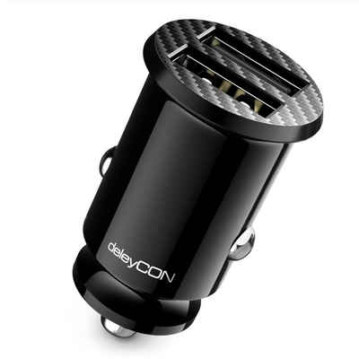 deleyCON deleyCON 4,8A USB Ladegerät Zigarettenanzünder Schnellladung 2-Port Stromadapter