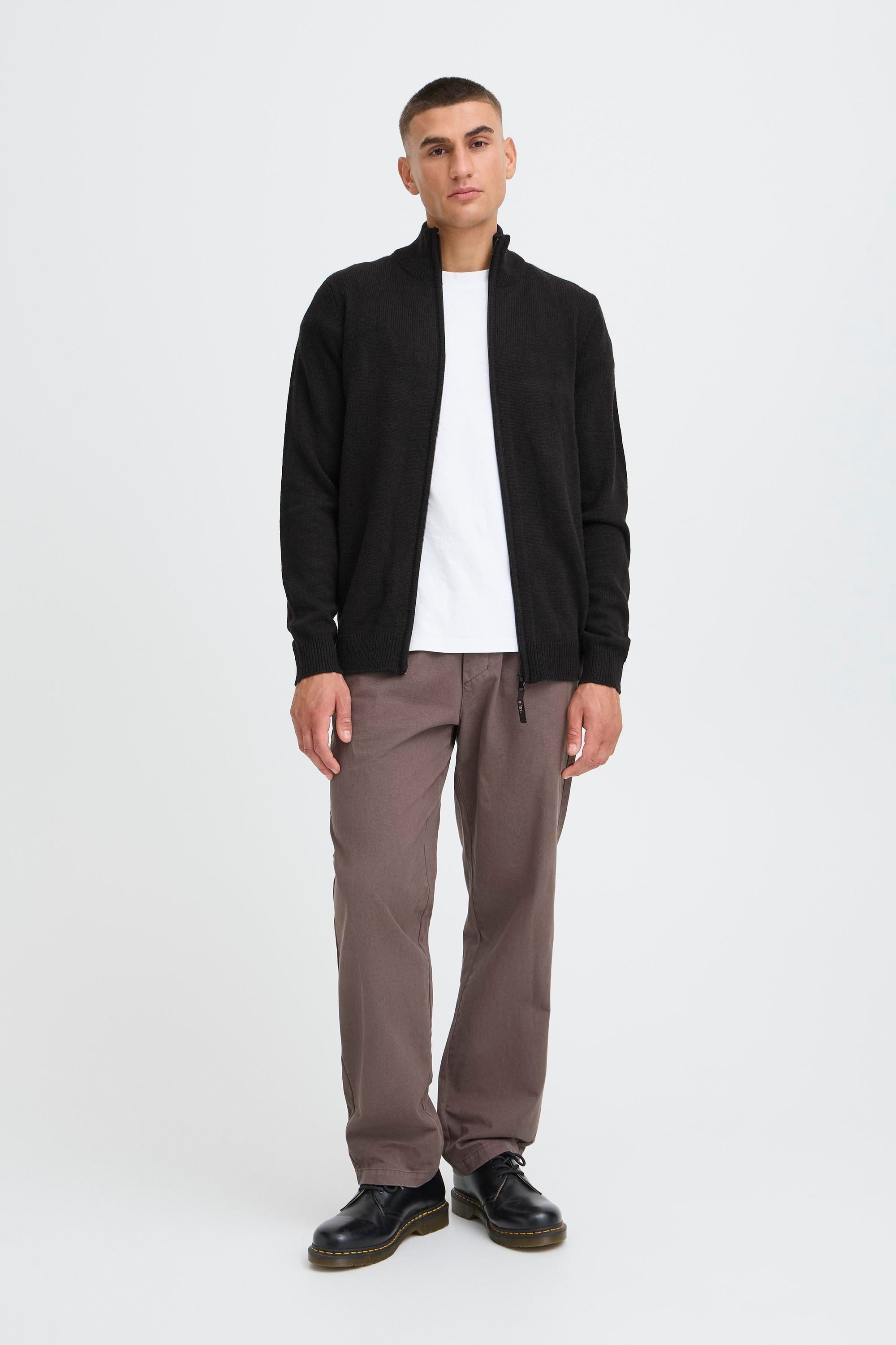 !Solid Strickjacke SDBabal Moderner Cardigan mit Reißverschluss