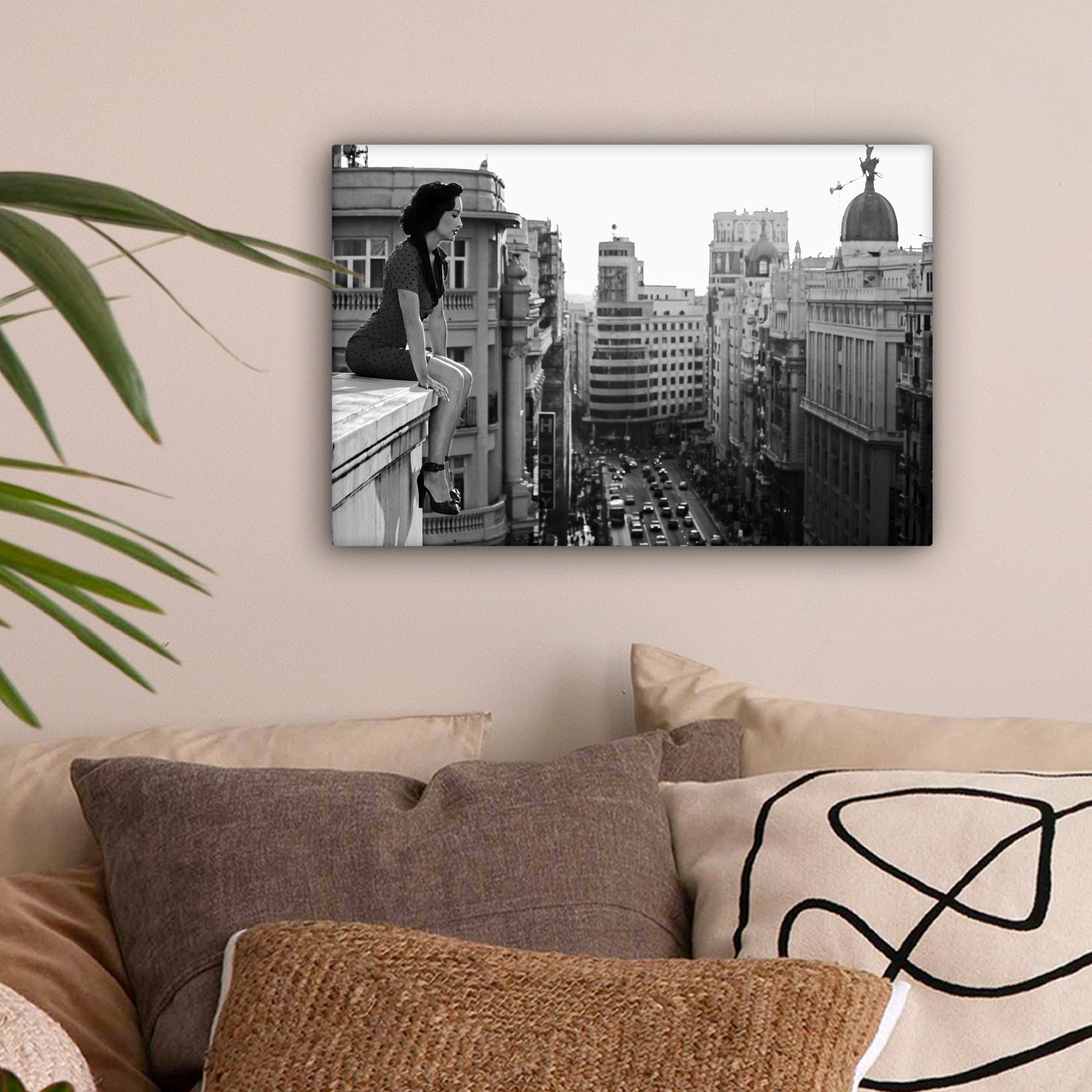 OneMillionCanvasses® Leinwandbild Madrid - Architektur - günstig online kaufen