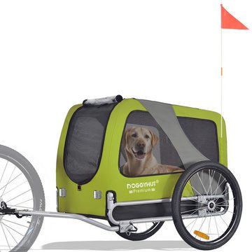 TIGGO Fahrradhundeanhänger DOGGYHUT® Hundefahrradanhänger 15 - 30kg Hundeanhänger Fahrradanhänger