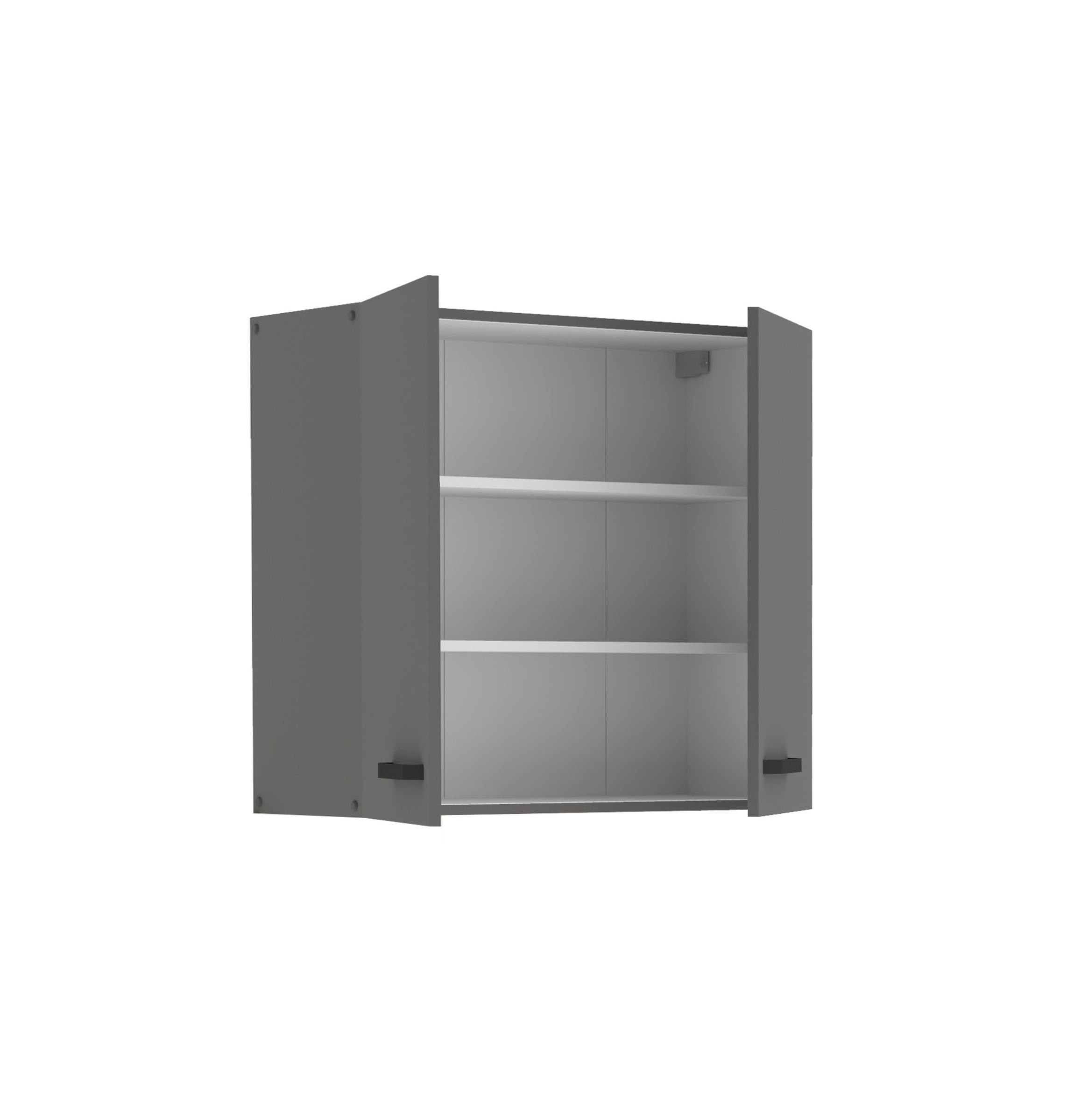 Küchen-Preisbombe Hängeschrank 80 cm Küche NESSA Anthrazit Küchenzeile Küch günstig online kaufen