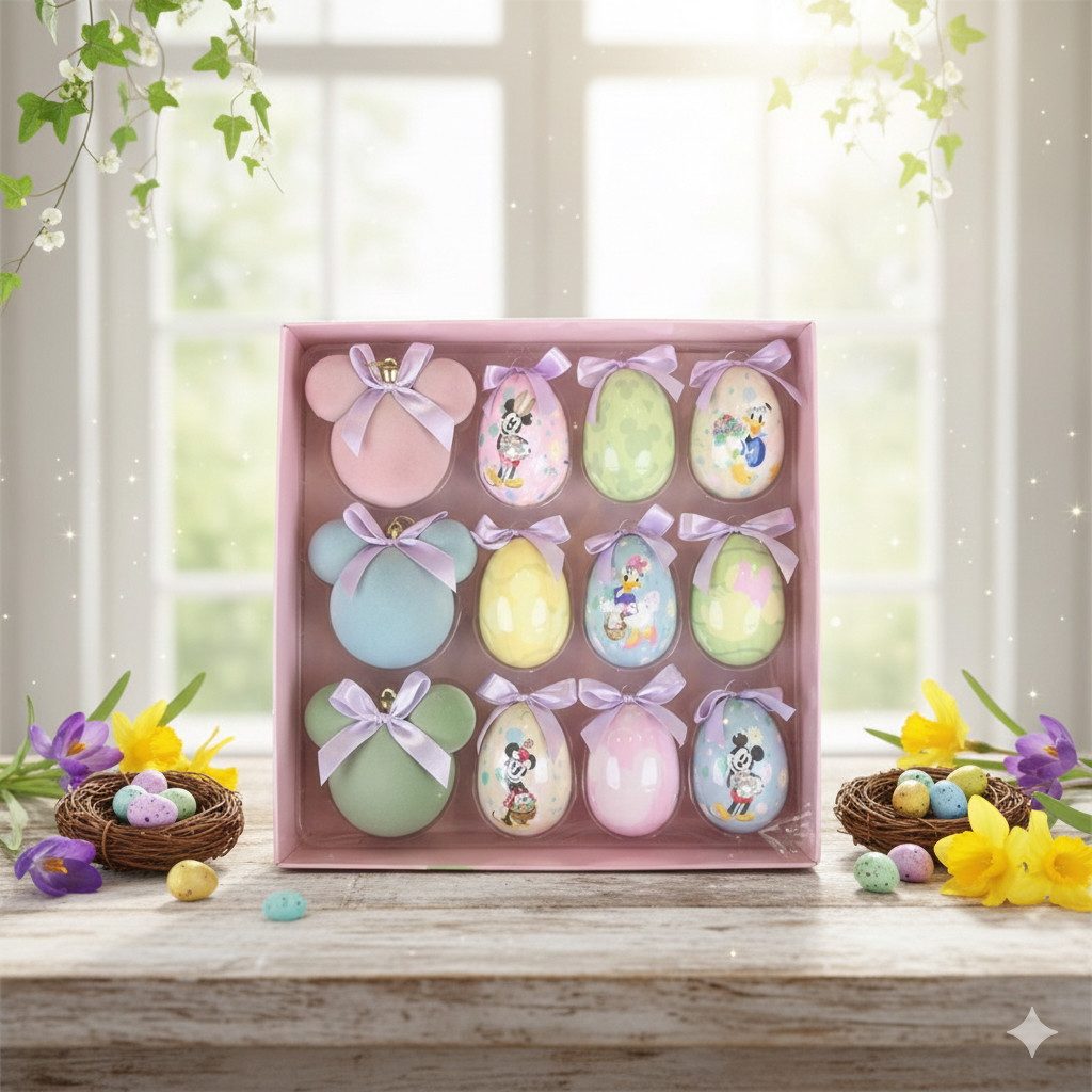 Disney Dekohänger Mickey & Minnie Mouse Ostereier Set 12 Stück deko Disney (12 St)