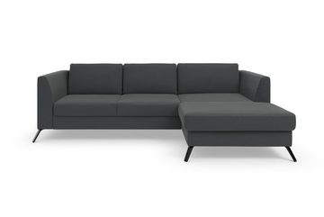 sit&more Ecksofa Olsen, inklusive Sitztiefenverstellung, wahlweise mit Bettfunktion, 15cm hoch