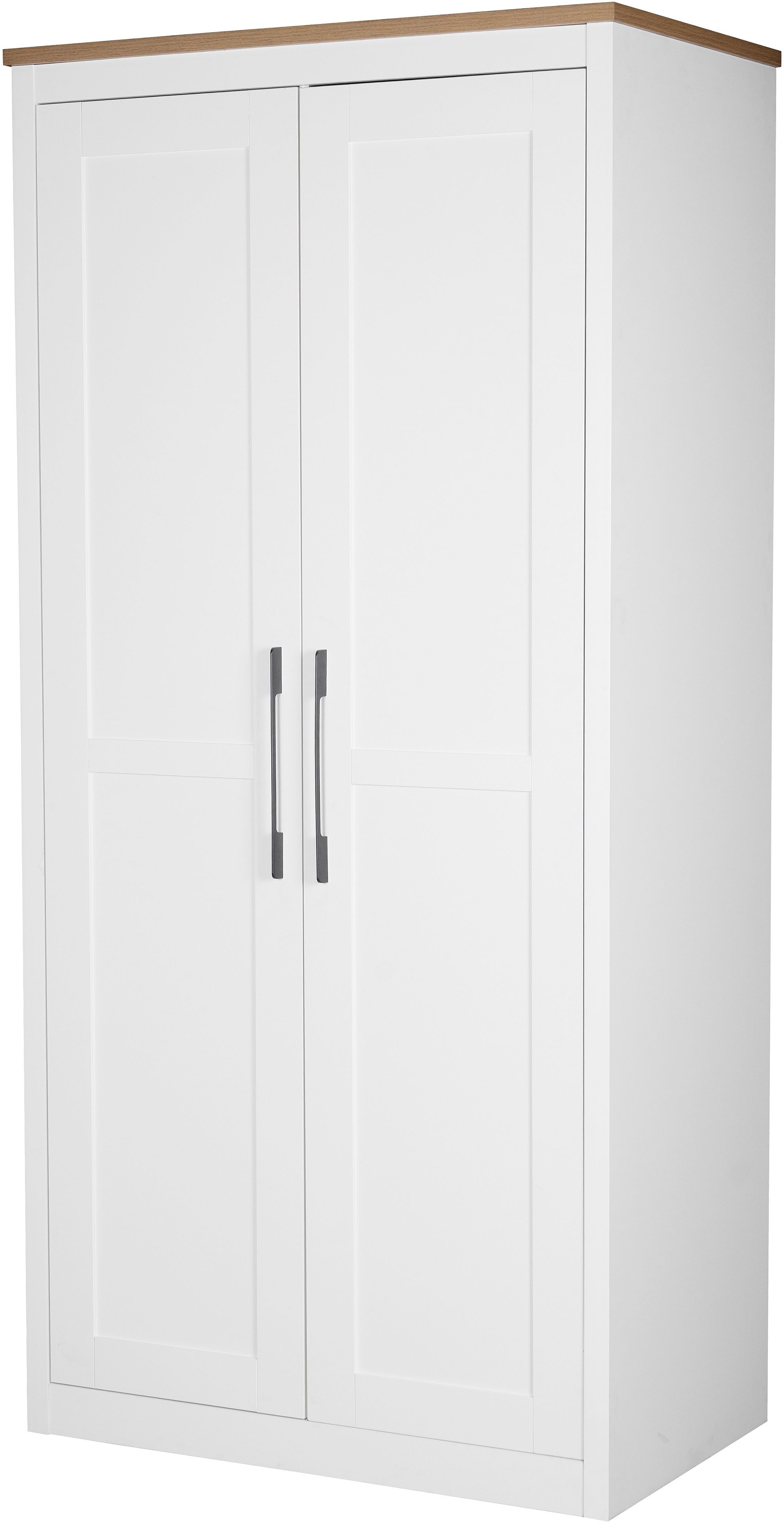 OTTO home Kleiderschrank Büsum Schlafzimmer Schrank (stabile robuste Bauweise mit optimaler Aufteilung) Schlafzimmerschrank Landhaus Design Garderobe Schrank Bestseller