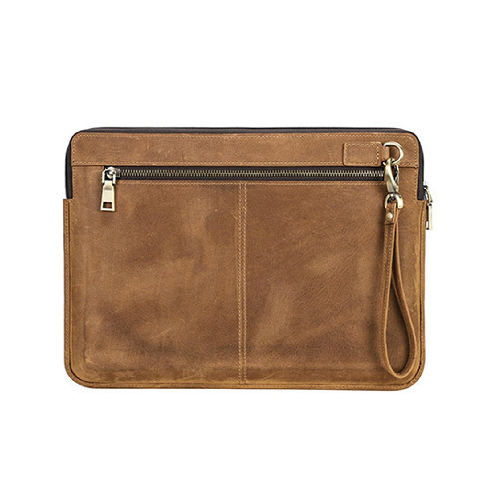 YUBRO-STUDIO Laptoptasche Für MacBook Pro14 Echtleder günstig online kaufen
