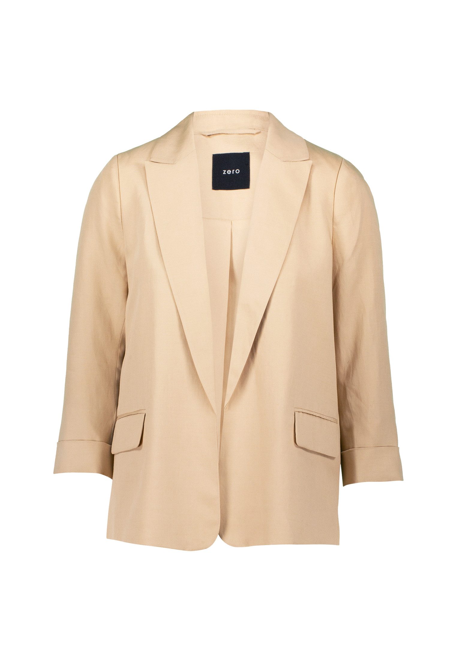 Zero Jackenblazer zero Leinenblazer mit Taschenklappen günstig online kaufen