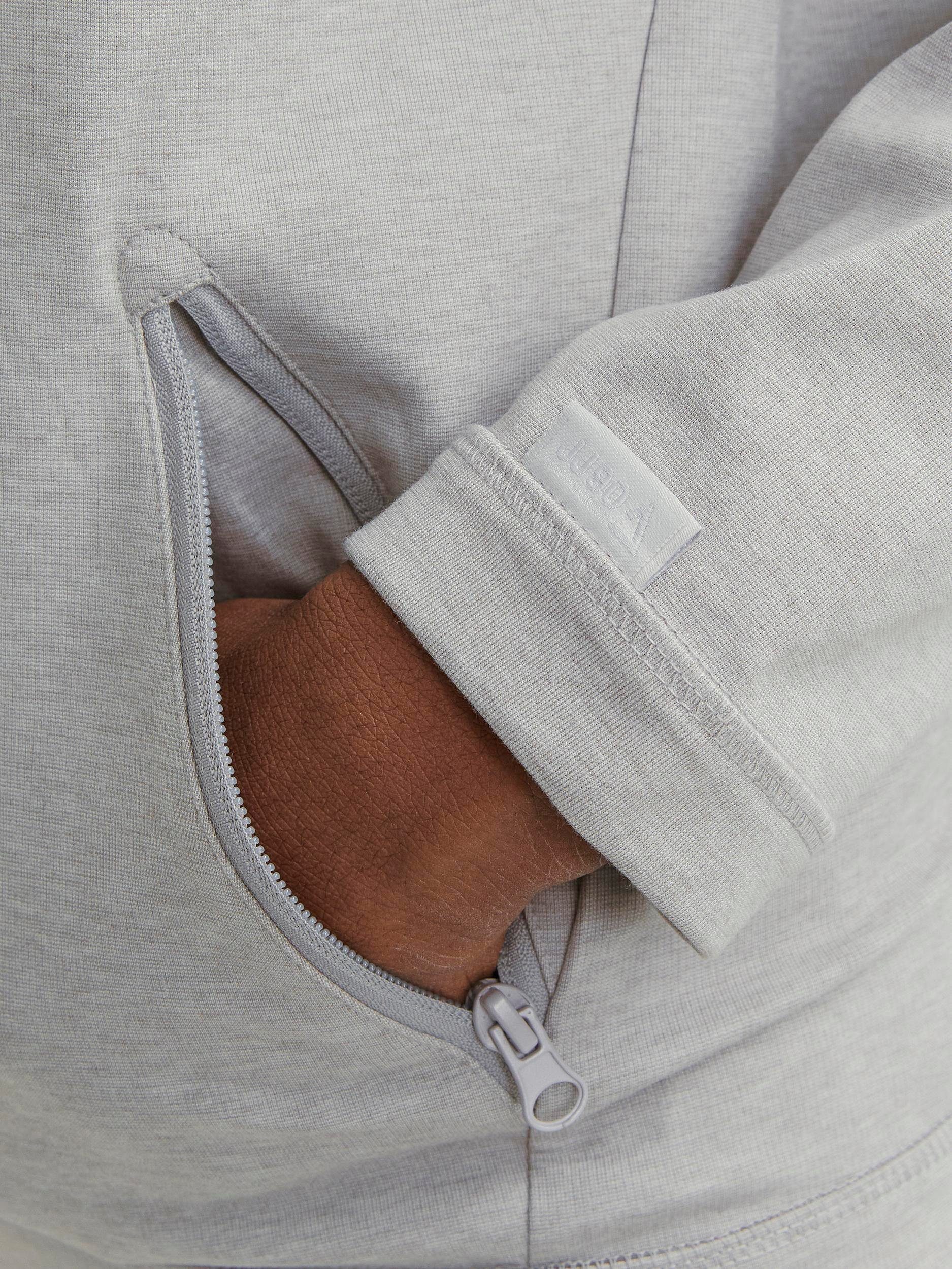 HOOD JCOCLOUD SWEAT Jones Grey Kapuzensweatjacke & Jack Light Melange ZIP NOOS