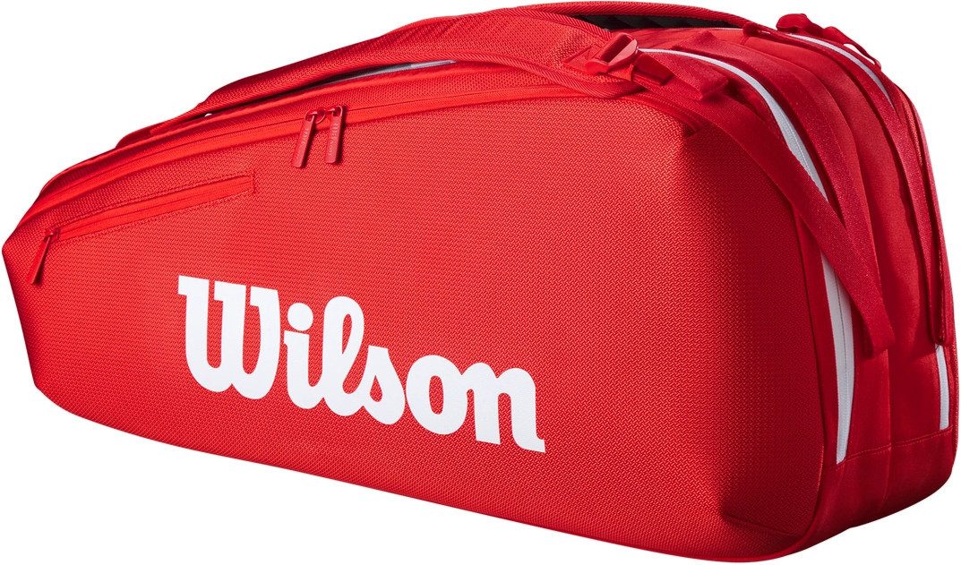 Wilson Tennistasche Wilson Super Tour Red 6er Tennistasche günstig online kaufen