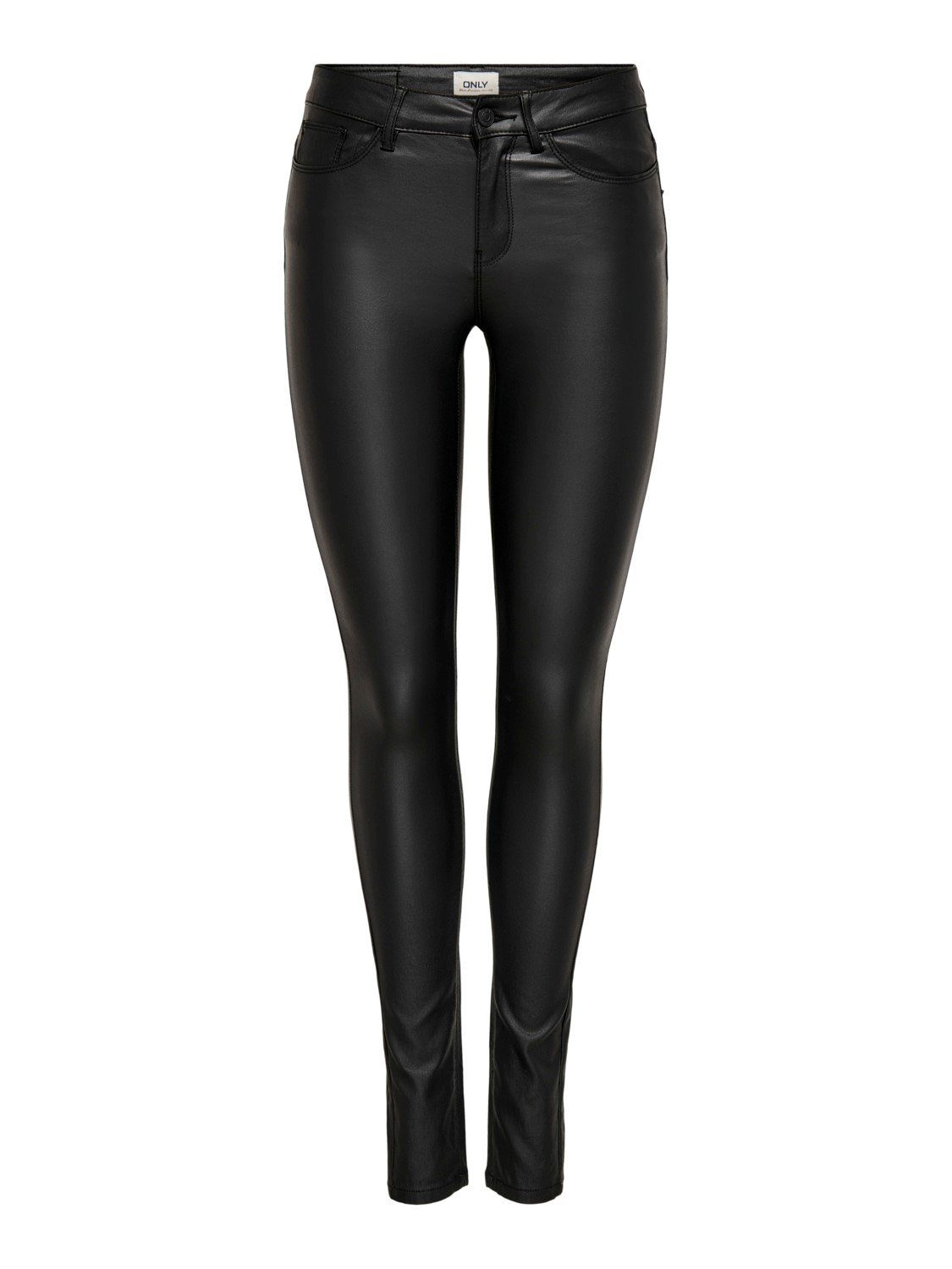 ONLY Stretch-Hose Only Damen Leder-Optik Hose OnlAnne günstig online kaufen