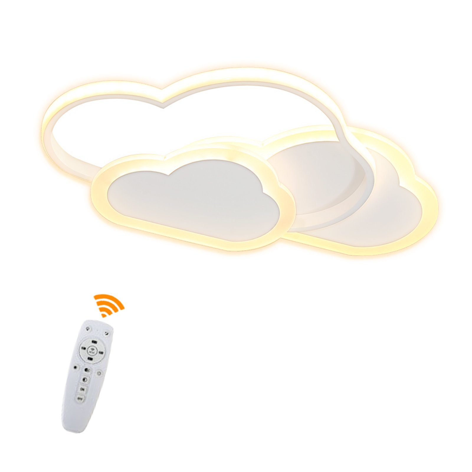 Daskoo Deckenleuchten Wolkenform LED Deckenlampe mit günstig online kaufen
