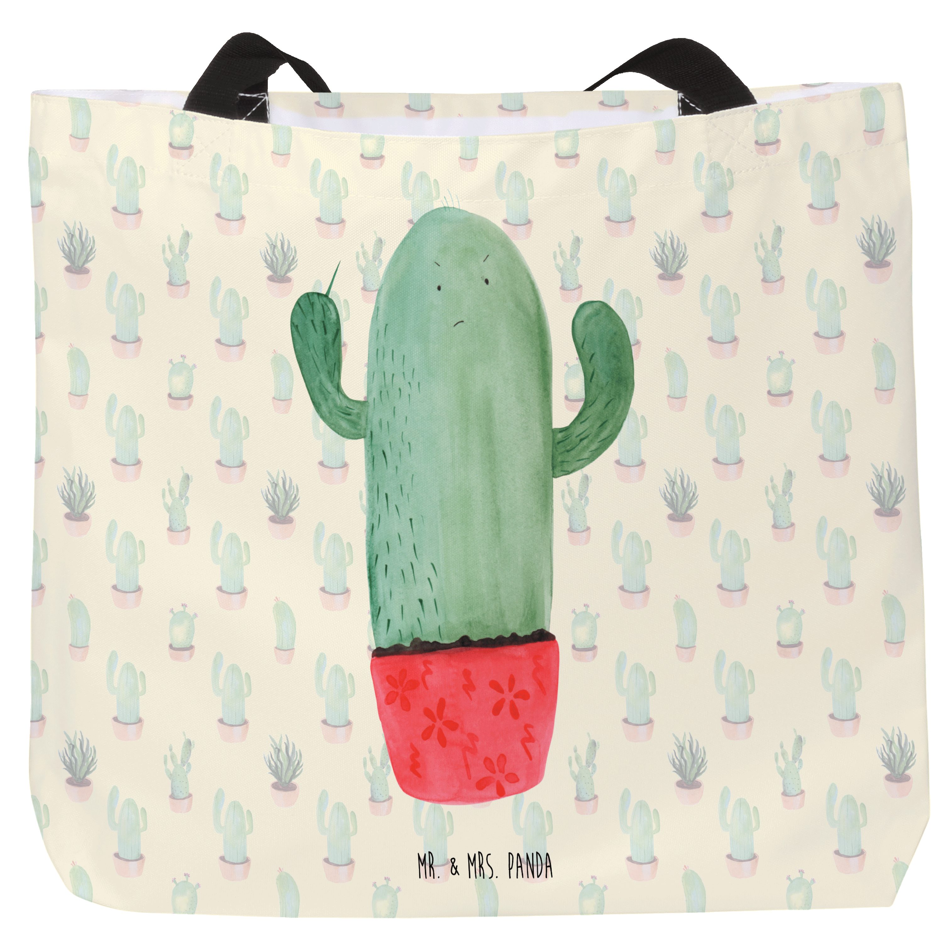 Shopper Kaktus Wut, Strandtasche, Kaktus Grün, Kollegin, Tote Bag, Schultasch