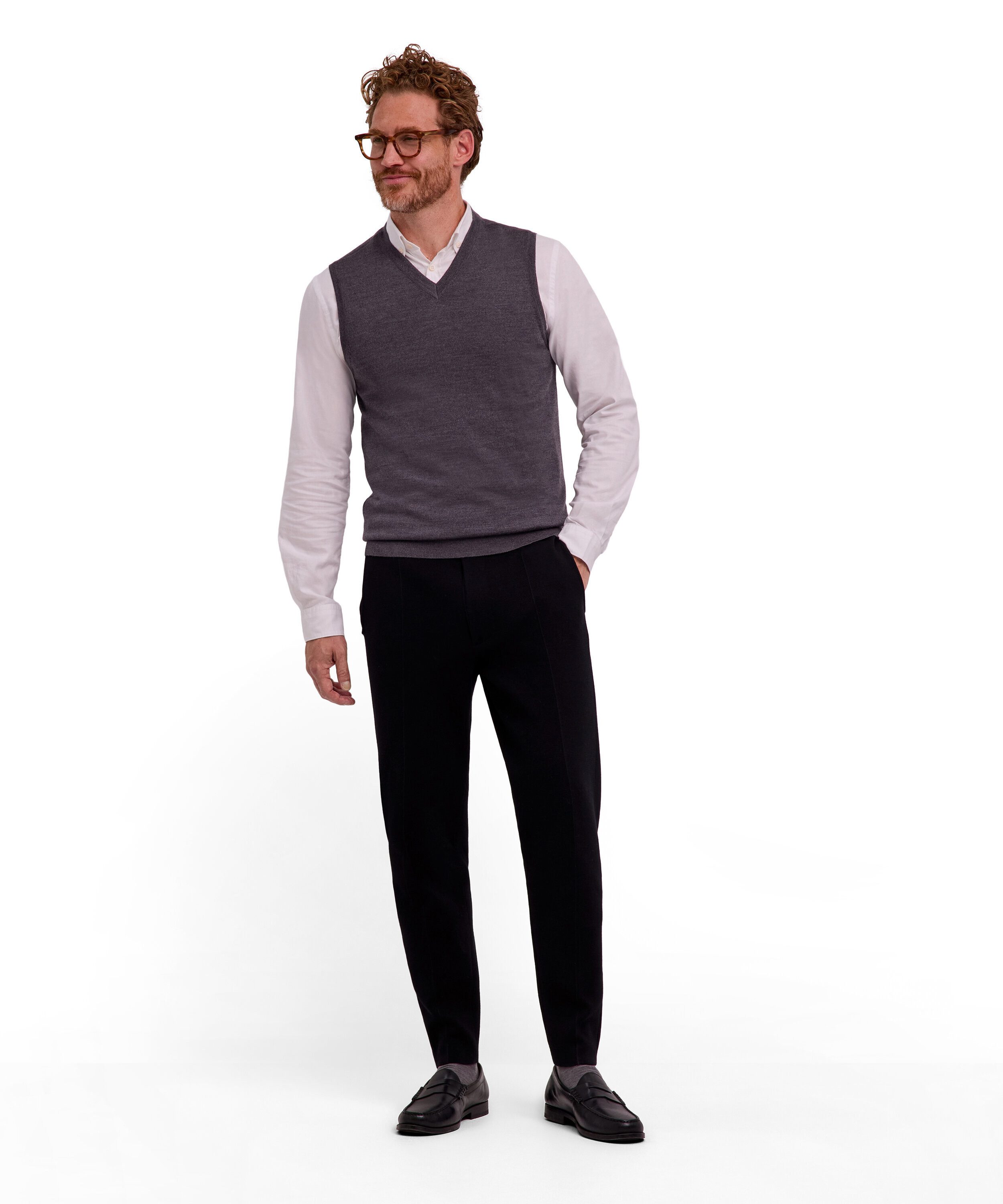 FALKE Pullunder Pure Merino Wool Pullunder (1-tlg)