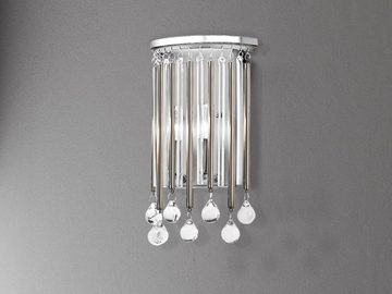 meineWunschleuchte LED Wandleuchte, LED wechselbar, warmweiß, innen, ausgefallene Designer-lampe für Treppenhaus & Nachttisch H 31cm