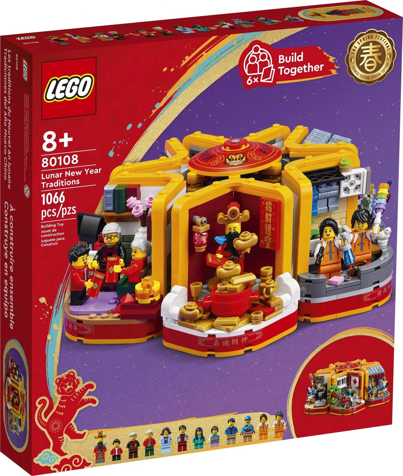 LEGO® LEGO® 80108 Mondneujahrstraditionen Chinese Festival - 1066 Teile Spielbausteine