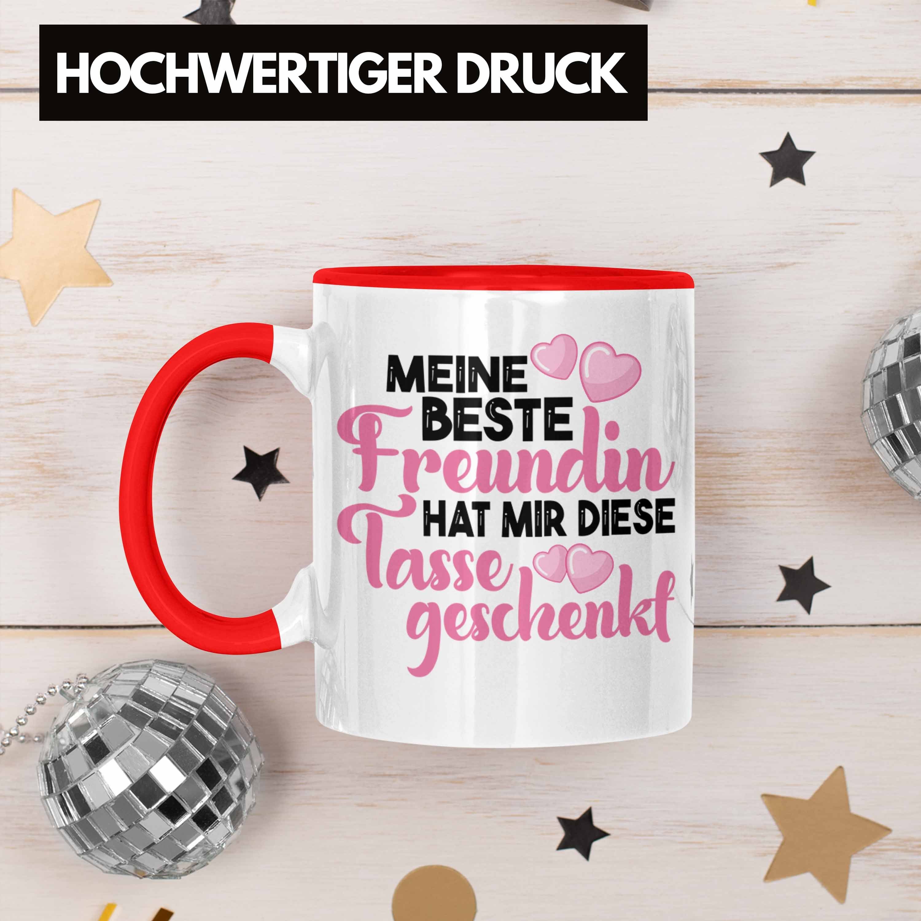 Trendation Lustig Trendation Rot Freundinnen Geschenk Becher Unbiologische - Spruch Beste Geburtstag Freundinnen Schwester Beste Freundin Tasse Tasse