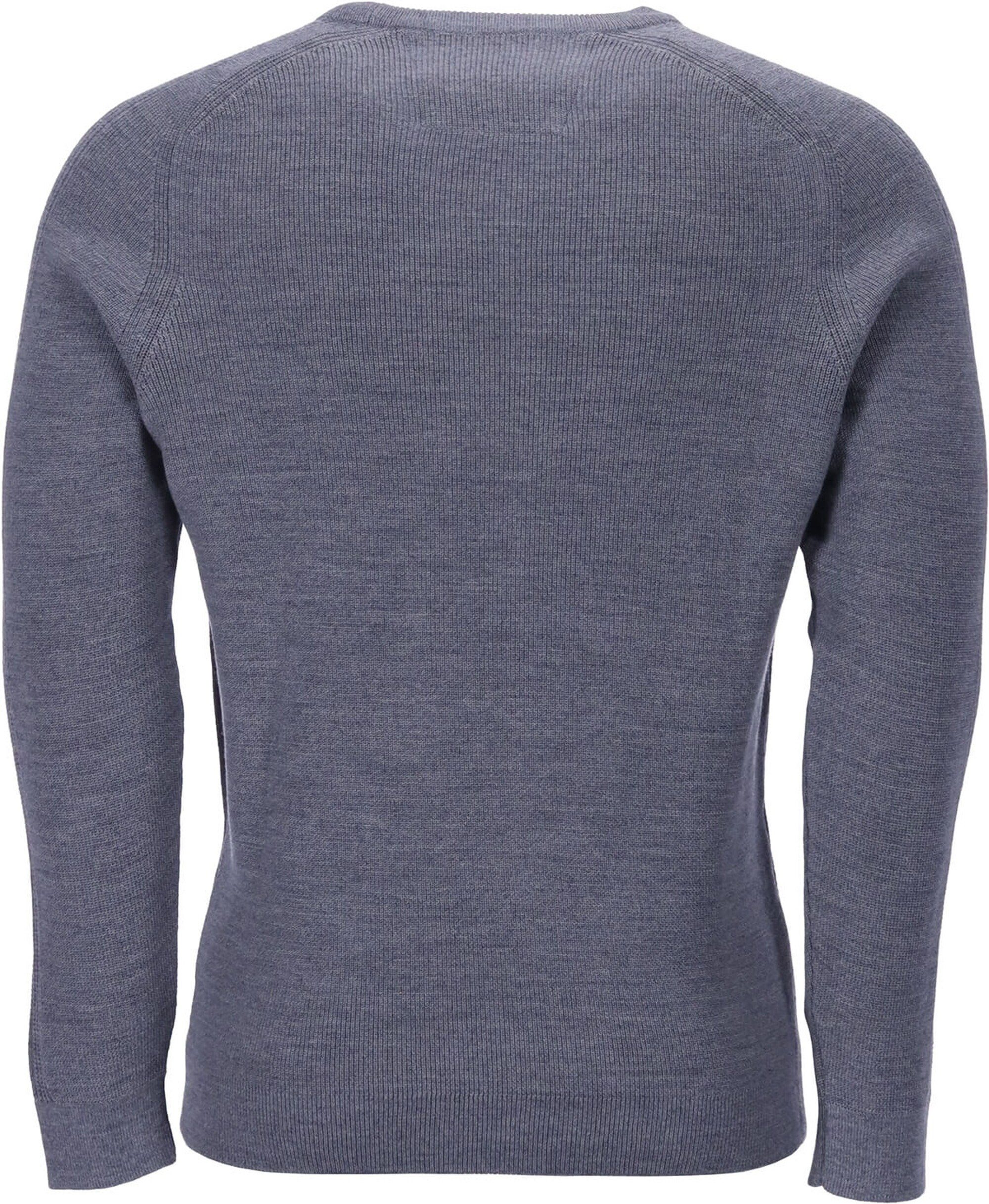 Brax Strickpullover BRAX Rundhals Pullover Roy grau