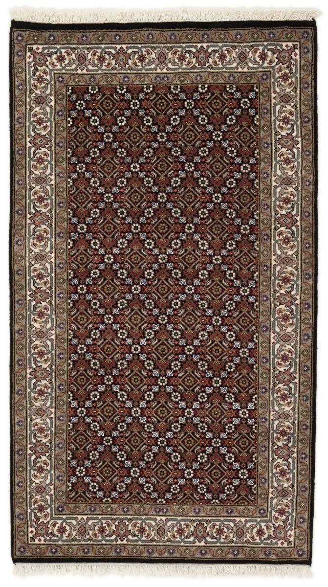 Orientteppich Indo Täbriz 92x160 Handgeknüpfter Orientteppich, Nain Trading, rechteckig, Höhe: 12 mm