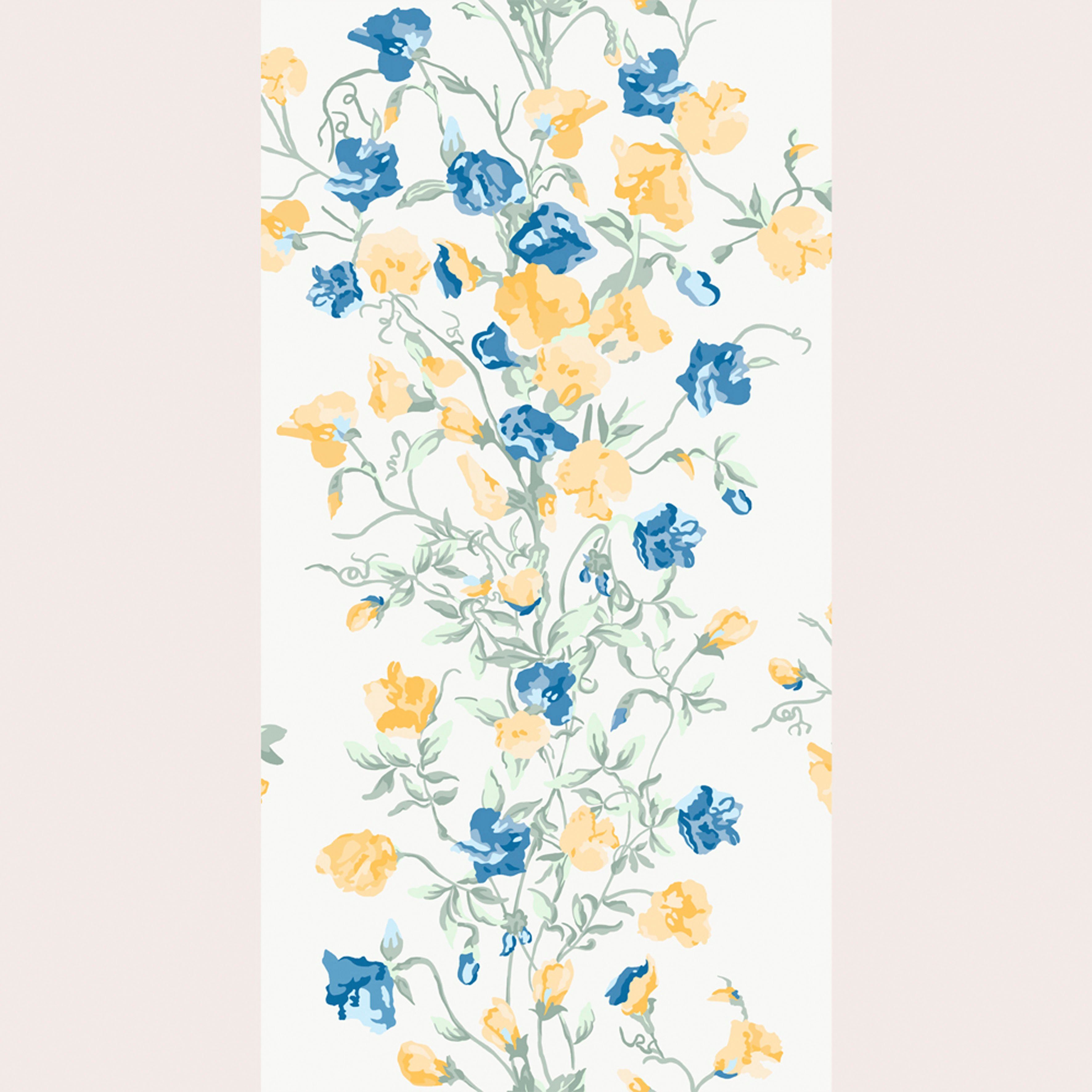 LAURA ASHLEY Vliestapete Charlotte, glatt, Motiv, (1 St), Motiv