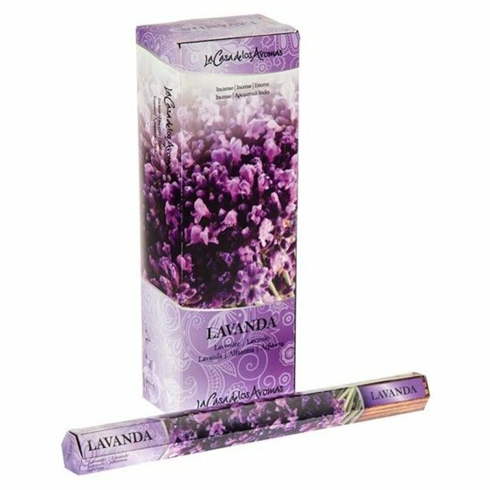 La Casa De Los Aromas Räuchersäule BARRAS DE INCIENSO #LAVANDA set 120 pz