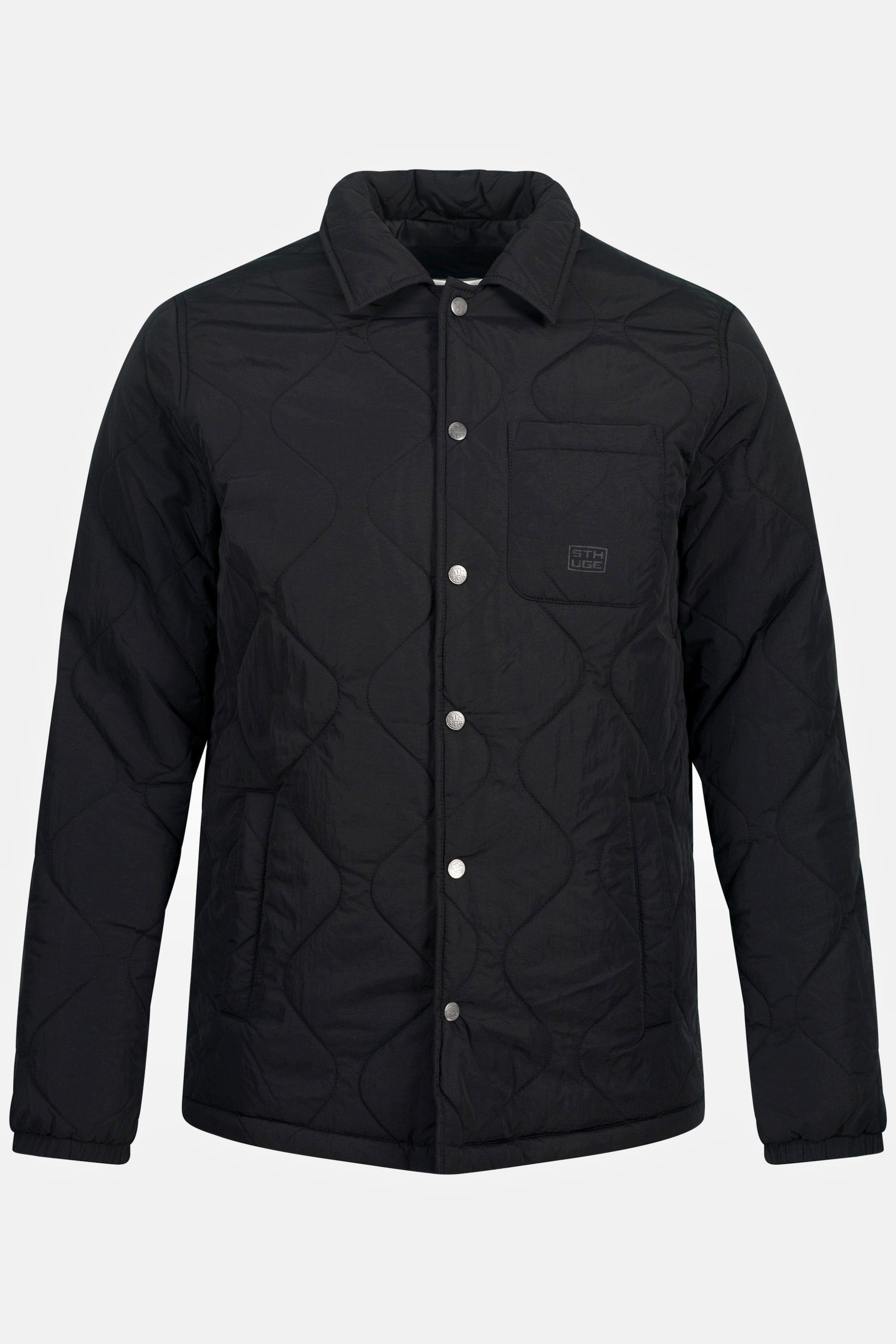 Overshirt-Jacke STHUGE STHUGE Hemdkragen Funktionsjacke wattiert