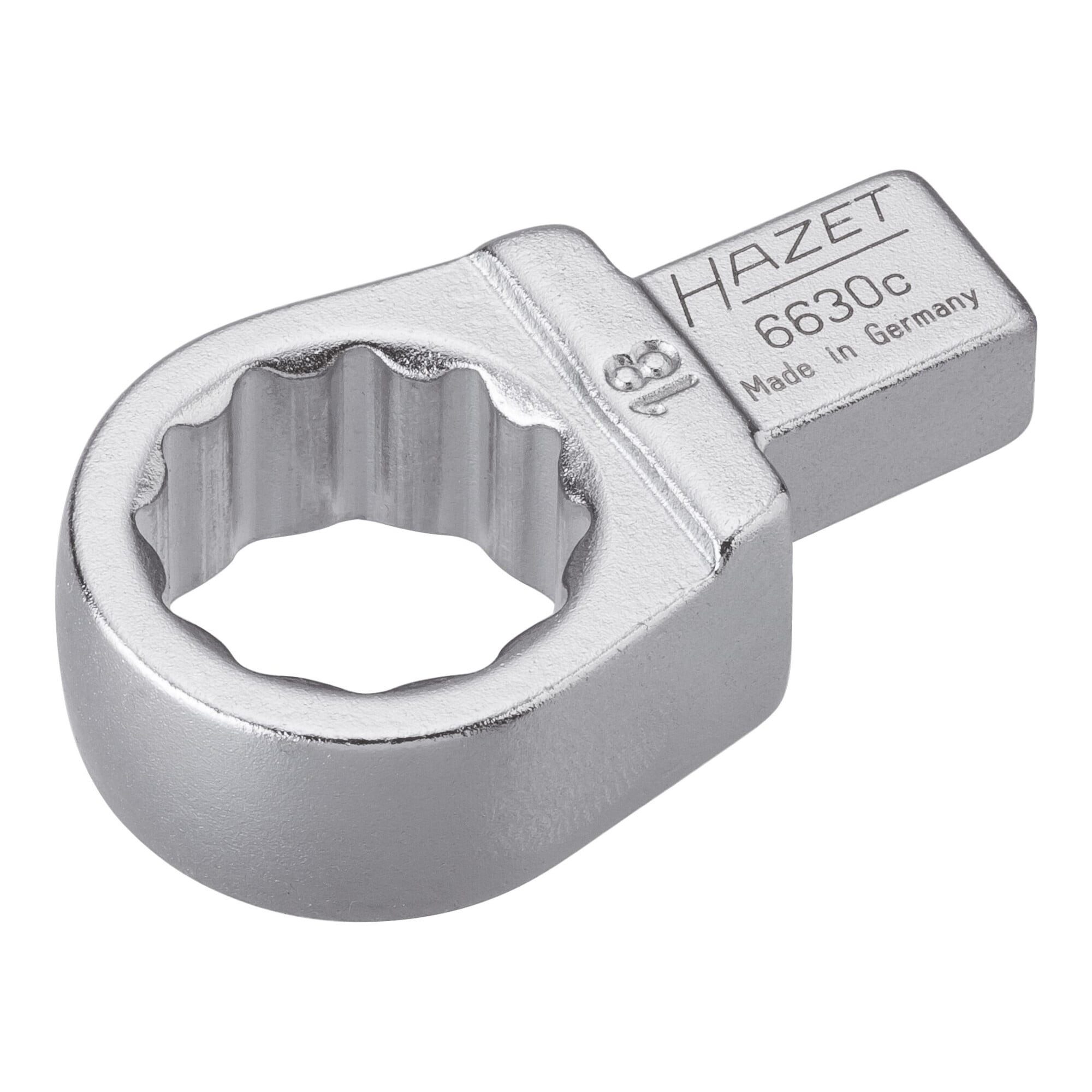 HAZET Schraube HAZET Einsteck-Ringschlüssel 6630C-18 Einsteck-Vierkant 9 x 12 mm
