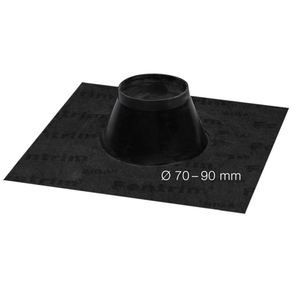 Siga Dampfsperrklebeband Siga Fentrim Manschette black Ø 70–90mm für Rohrdurchdringungen, L