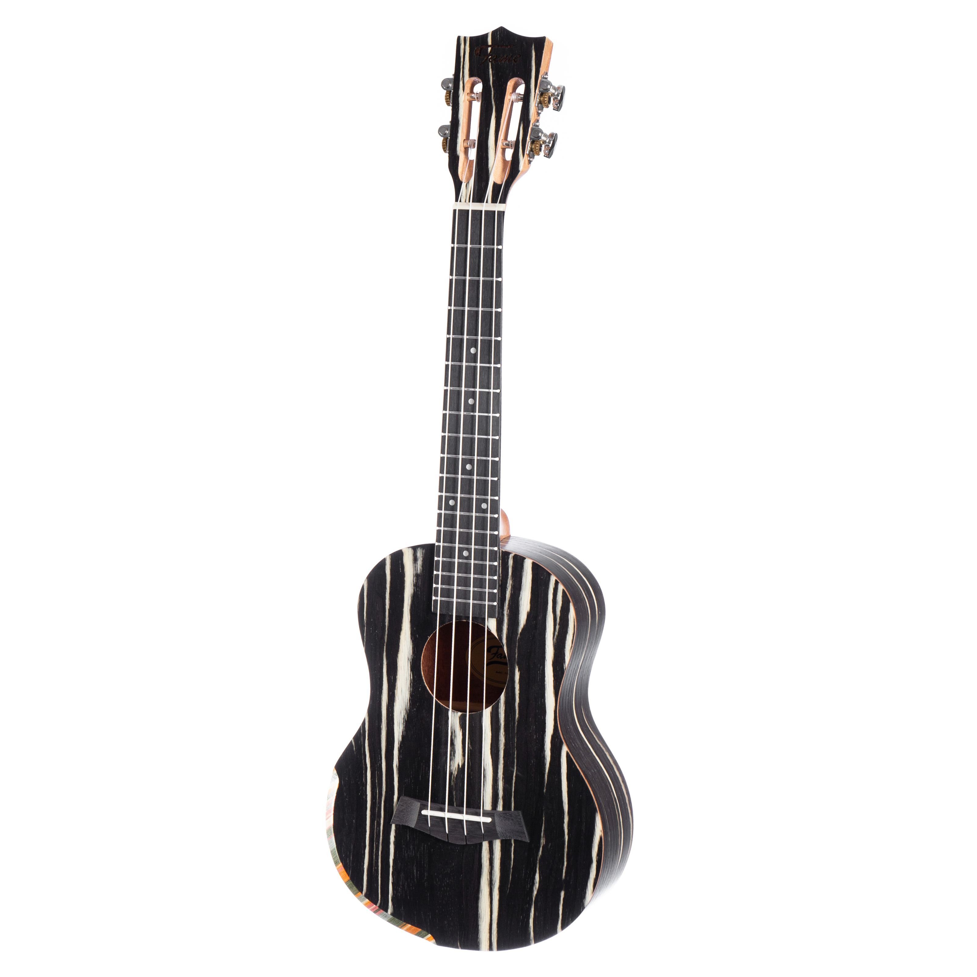 FAME Ukulele, KAW Tenor Ukulele Kraftvoller warmer Klang Leichtes Greifen 18 Bünde Optimierter Spielkomfort Präzises Stimmen 4 Nylonsaiten Edle Mattlackierung, Укулеле, Tenor Укулеле, KAW Tenor Ukulele, Kraftvoller Klang, Leichtes Greifen, Optimierter