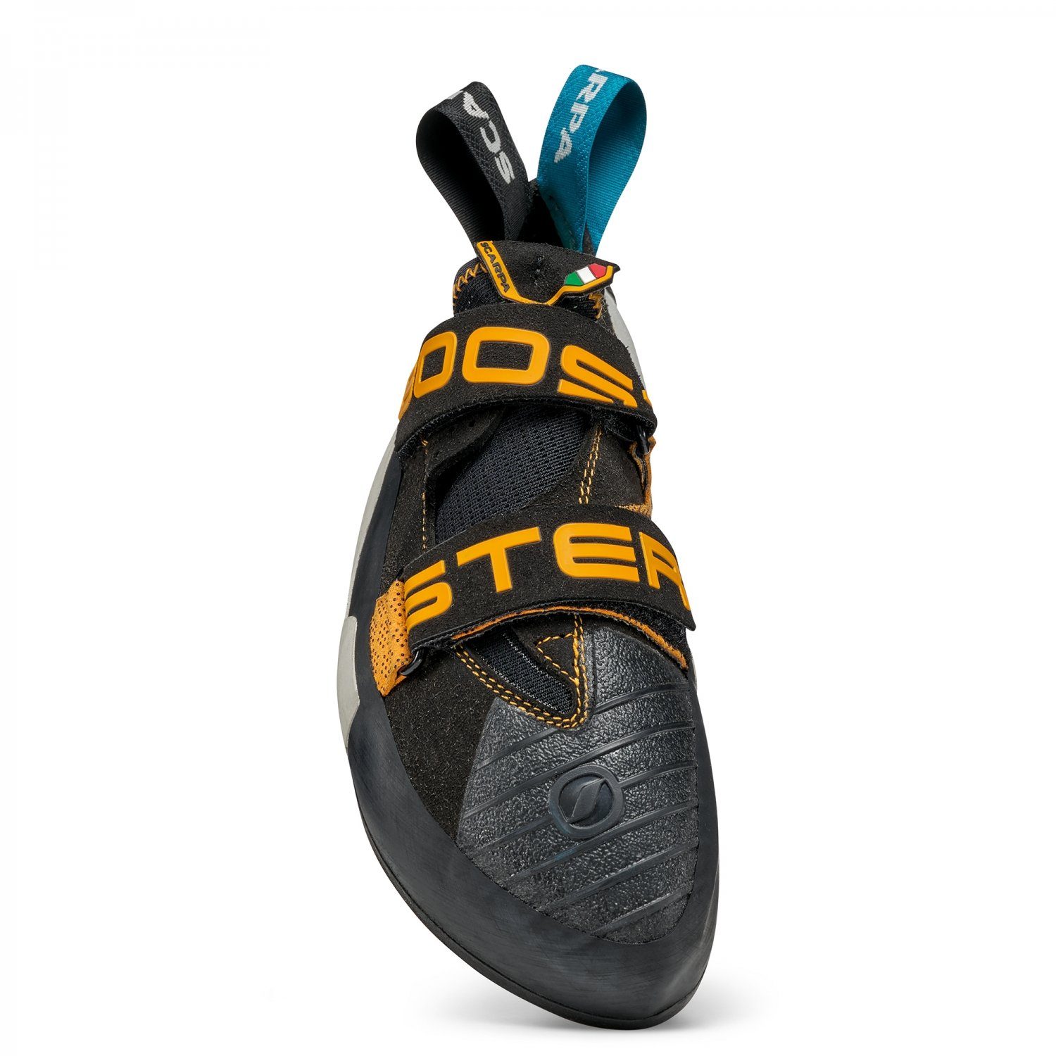 Scarpa Booster Herren Kletterschuh schwarz/orange Kletterschuh
