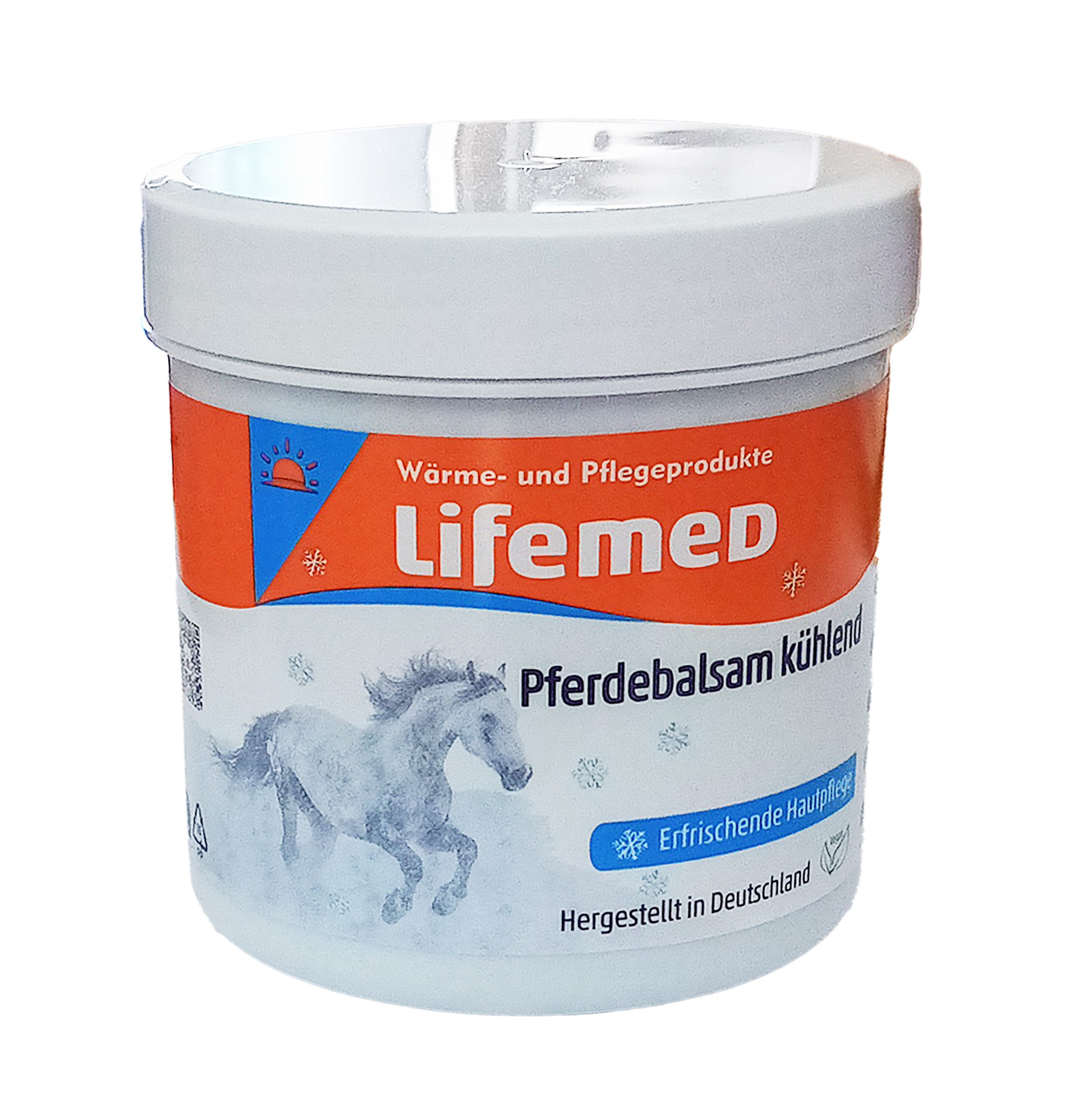LifeMed Körpercreme PFERDEBALSAM kühlend 250ml Menthol Pferdegel Sportgel Pferdesalbe 19, Balsam Gel