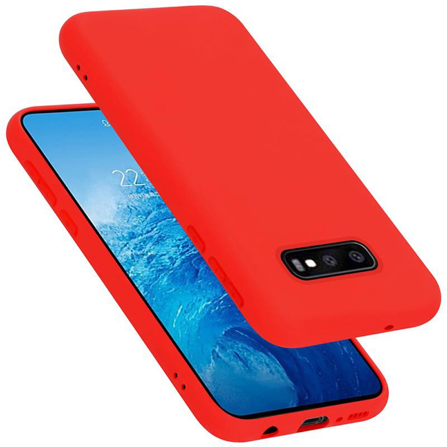 Cadorabo Handyhülle für Samsung Galaxy S10e Hülle Samsung Galaxy S10e, Flexible Hülle TPU Silikon Schutzhülle Back Cover Case