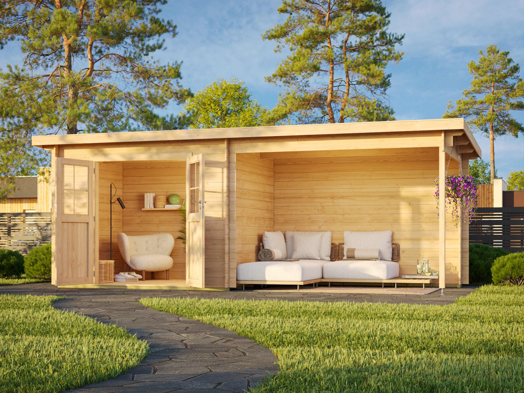 Fjordholz Gartenhaus Ezra 2J günstig online kaufen