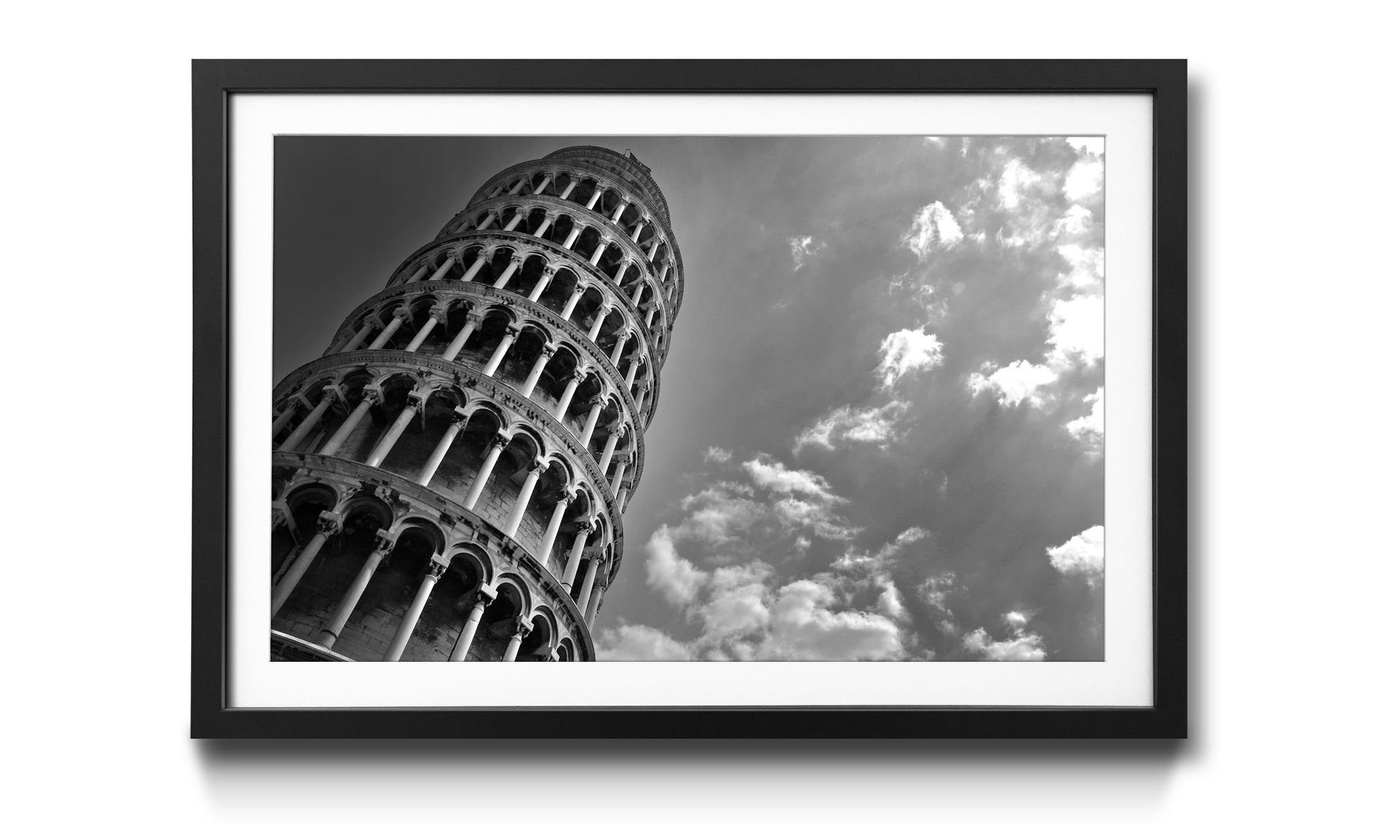 WandbilderXXL Kunstdruck Leaning Tower, Architektur, 4 erhältlich in Größen Wandbild
